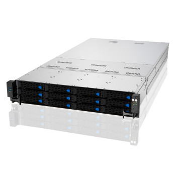 ASUS RS720A-E11-RS12 Socket SP3 Rack (2U) Srebrny