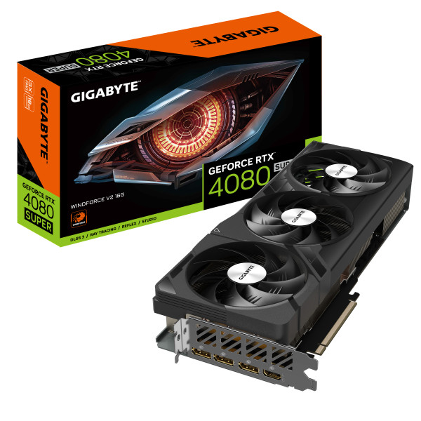Gigabyte GeForce RTX 4080 SUPER WINDFORCE V2 16G NVIDIA 16 GB GDDR6X Gigabyte GeForce RTX 4080 SUPER WINDFORCE V2 16G NVIDIA 16 GB GDDR6X