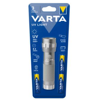 Varta 15638 101 421 latarka Srebrny Latarka UV UV LED