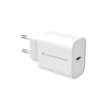 Conceptronic ALTHEA10W ładowarka do urządzeń przenośnych Uniwersalne Biały Prąd przemienny Szybkie ładowanie Wewnętrzna
