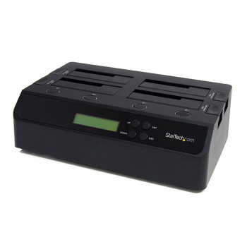 StarTech.com SATDOCK4U3RE duplikator Duplikator HDD 3 kopii Czarny