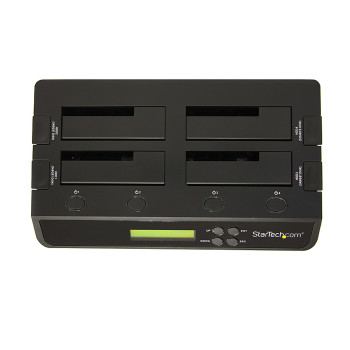 StarTech.com SATDOCK4U3RE duplikator Duplikator HDD 3 kopii Czarny
