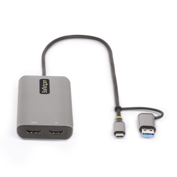 StarTech.com 167B-USBC-MULTIPORT stacja dokująca Przewodowa USB 3.2 Gen 1 (3.1 Gen 1) Type-C Srebrny