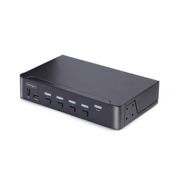 StarTech.com D86A2-4-PORT-8K-KVM przełącznik KVM Czarny