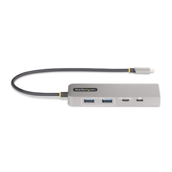 StarTech.com 10G2A1C25EPD-USB-HUB stacja dokująca Przewodowa USB 3.2 Gen 2 (3.1 Gen 2) Type-C Szary