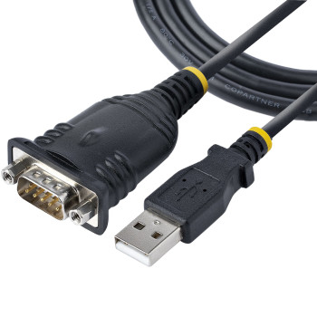 StarTech.com 1P3FP-USB-SERIAL zmieniacz płci   kabli DB-9 USB Typu-A Czarny