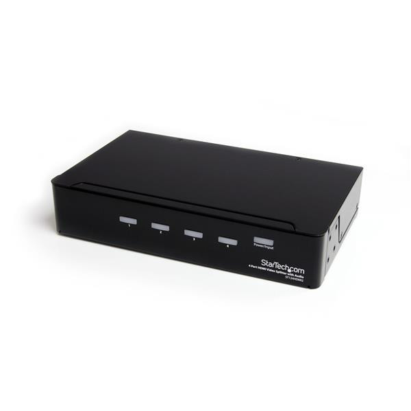 StarTech.com ST124HDMI2 rozgałęziacz telewizyjny HDMI 4x HDMI StarTech.com ST124HDMI2 rozgałęziacz telewizyjny HDMI 4x HDMI