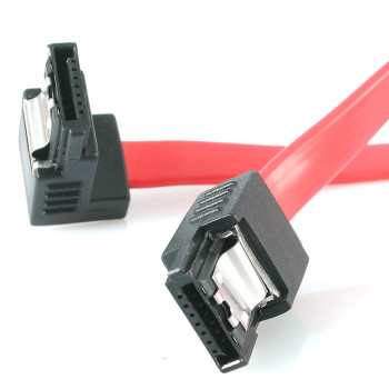 StarTech.com LSATA18RA1 kabel SATA 0,457 m SATA 7-pin Czerwony