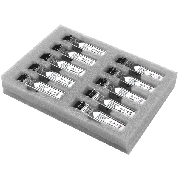StarTech.com GLCSXMM10PST moduł przekaźników sieciowych Swiatłowód 1250 Mbit s SFP 850 nm StarTech.com GLCSXMM10PST moduł przekaźników sieciowych Swiatłowód 1250 Mbit s SFP 850 nm