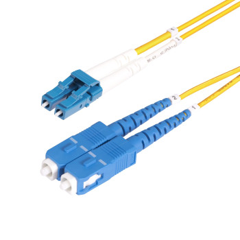 StarTech.com SMLCSC-OS2-7M kabel InfiniBand   światłowodowy LC SC Żółty