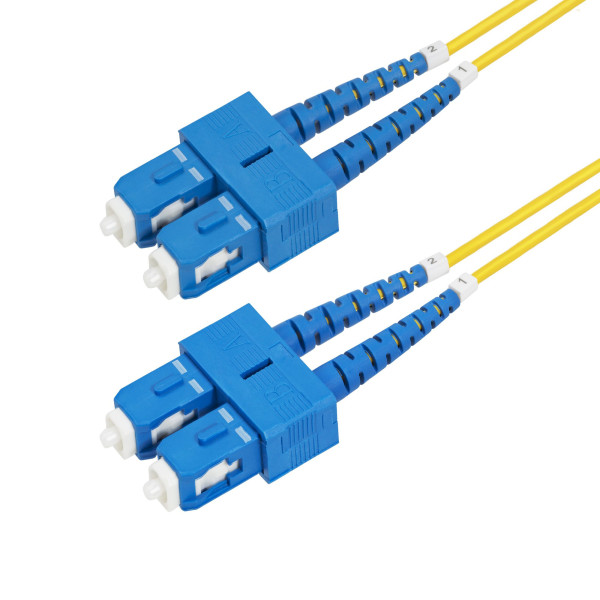 StarTech.com SMDOS2SCSC2M kabel InfiniBand światłowodowy 2 m SC SC UPC Żółty StarTech.com SMDOS2SCSC2M kabel InfiniBand światłowodowy 2 m SC SC UPC Żółty
