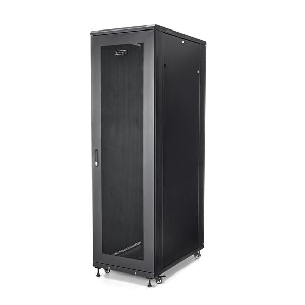 StarTech.com RK4236BKB stojak 42U Stojak wolnostojący Czarny StarTech.com RK4236BKB stojak 42U Stojak wolnostojący Czarny