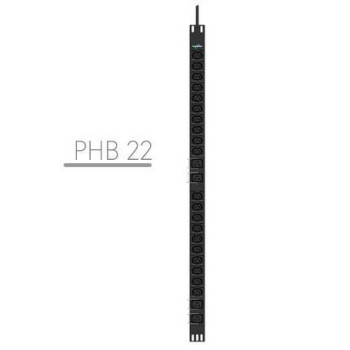 Listwa zasilająca rack pdu 19" 16a 20x iec c13 4x iec c19 3m IEC C20 pionowa czarna