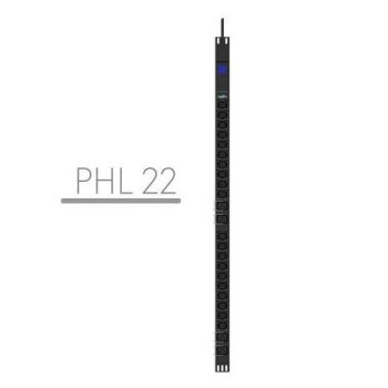 Listwa zasilająca rack pdu 19" 16a 20x iec c13 4 x iec c19 3m IEC C20 miernik pionowa