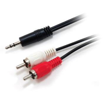 Equip 14709207 kabel audio 2,5 m 3.5mm 2 x RCA Czarny