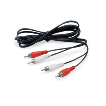 Equip 147094 kabel audio 2,5 m 2 x RCA Czarny