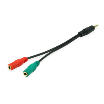 Equip 147943 kabel audio 1,5 m 2 x 3.5mm 3.5mm Czarny