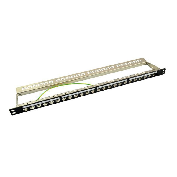 LogiLink Keystone Panel 0.5U24 PortsGes black LogiLink Keystone Panel 0.5U24 PortsGes black