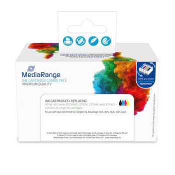 MediaRange Ink Cartridge 4 Pc(S) Compatible Black, Cyan, Magenta, Yellow