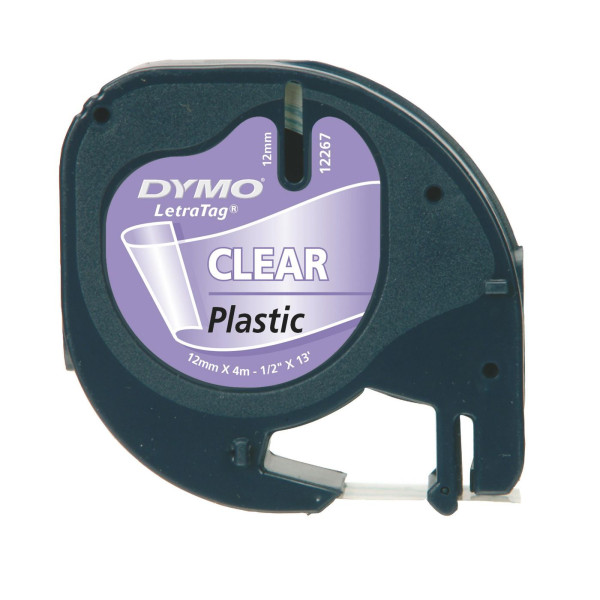 DYMO LetraTAG Tape / 12mm x 4m Transparant DYMO LetraTAG Tape / 12mm x 4m Transparant
