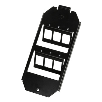 LogiLink Keystone Bodentankeinsatz f.2x3 Keystone Module,sch