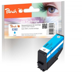 Peach PI200-671 nabój z tuszem 1 szt. Zamiennik Standardowa wydajność Cyjan