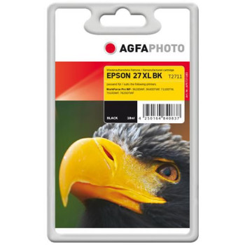 AgfaPhoto Ink Black 27 XL, T2711 Pages 1100, 18ml Standard
