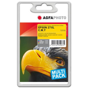 AgfaPhoto Ink C/MY 27 XL, T2715 Pages 1100, 3x12ml Standard