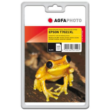 AgfaPhoto Ink Black T7021 XL Pages 2400, 45.2ml Standard