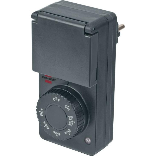 Brennenstuhl Electrical Timer Black Daily Timer Brennenstuhl Electrical Timer Black Daily Timer