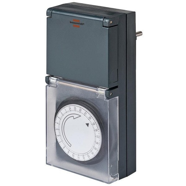 Brennenstuhl Electrical Timer Black Daily Timer Brennenstuhl Electrical Timer Black Daily Timer