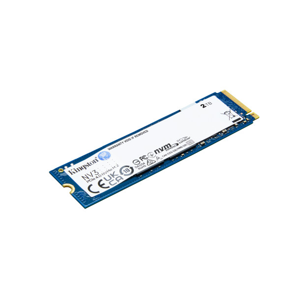 Kingston Technology NV3 M.2 2 TB PCI Express 4.0 NVMe 3D NAND Kingston Technology NV3 M.2 2 TB PCI Express 4.0 NVMe 3D NAND