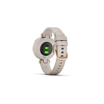 Garmin hodinky Lily® – Classic Edition, Luneta v barvě Light Gold, tělo White, řemínek z italské kůže, EU
