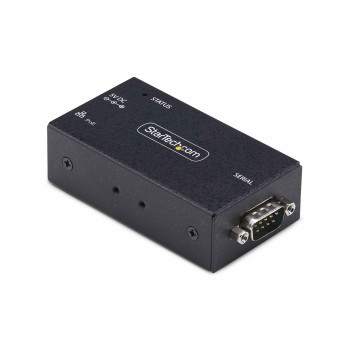 StarTech.com I13P-SERIAL-ETHERNET konwerter szeregowy repeater izolator RS-232 RJ-45 Czarny