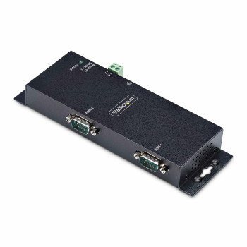 StarTech.com I23-SERIAL-ETHERNET konwerter szeregowy repeater izolator RS-232 RJ-45 Czarny
