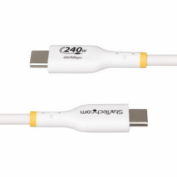 StarTech.com USB2EPR1MW kabel USB USB 2.0 1 m USB C Biały