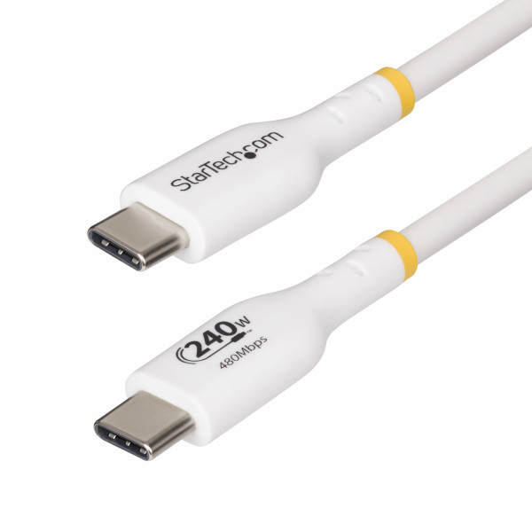 StarTech.com USB2EPR3MW kabel USB USB 2.0 3 m USB C Biały StarTech.com USB2EPR3MW kabel USB USB 2.0 3 m USB C Biały