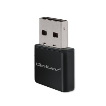 Karta sieciowa Qoltec Bezprzewodowy Ultra szybki mini adapter NANO WiFi Standard N USB 2.0 300Mbps