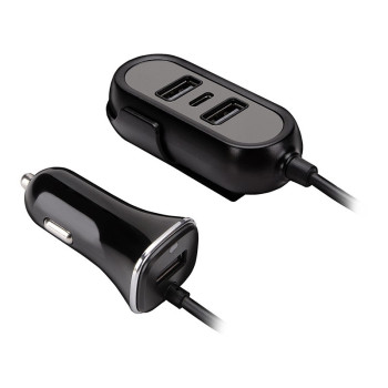 Ładowarka samochodowa 12-24V Multicharge 3xUSB 7,2A + PD 18W