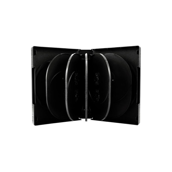 MediaRange DVD-Leerhülle für 12 Dics 39mm schwarz MediaRange DVD-Leerhülle für 12 Dics 39mm schwarz