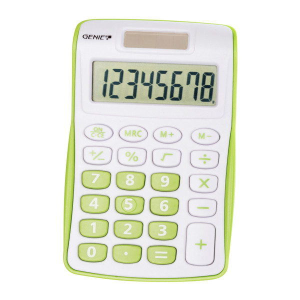 GENIE Taschenrechner 120 G 8-stellig grün GENIE Taschenrechner 120 G 8-stellig grün