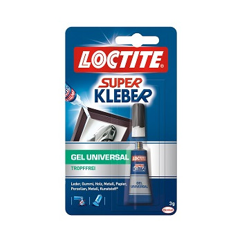 Loctite Superkleber Gel, Tube mit 3g, 9H LTG1C