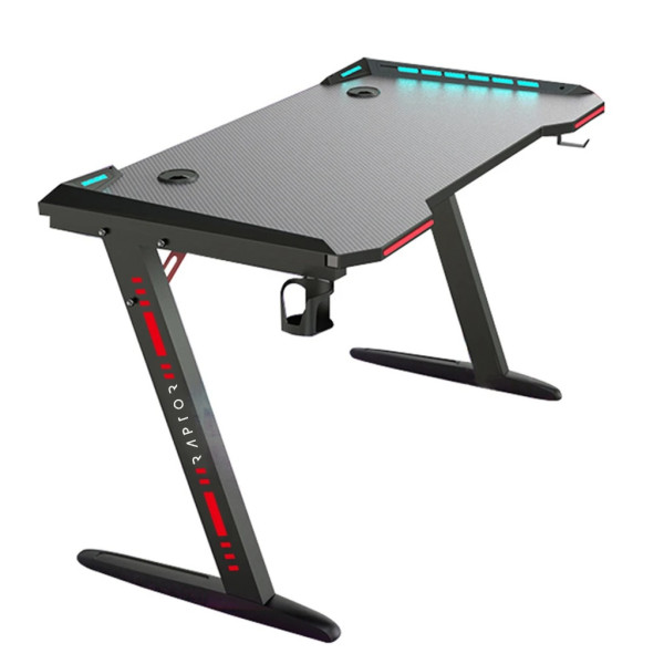 Raptor Gaming-Tisch GT100 120x60cm RGB schwarz Raptor Gaming-Tisch GT100 120x60cm RGB schwarz
