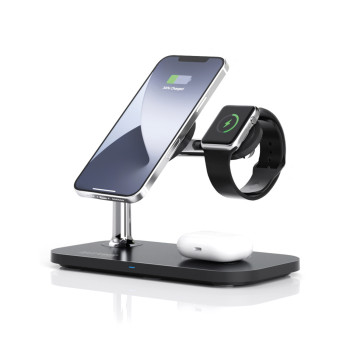 RealPower ChargeAir MAG Ladestation mit Magsafe schwarz