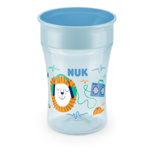 NUK Trinklernbecher Magic Cup 360-Trinkrand 230ml blau NUK Trinklernbecher Magic Cup 360-Trinkrand 230ml blau