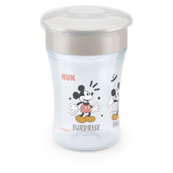 NUK Trinkbecher Disney Mickey Mouse Cup 230ml grau NUK Trinkbecher Disney Mickey Mouse Cup 230ml grau