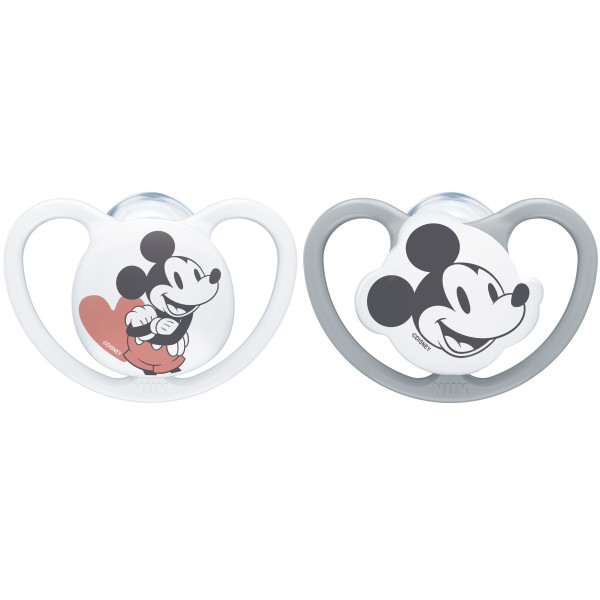 NUK Schnuller Disney Mickey Mouse Space 0-6 M. 2 Stück NUK Schnuller Disney Mickey Mouse Space 0-6 M. 2 Stück
