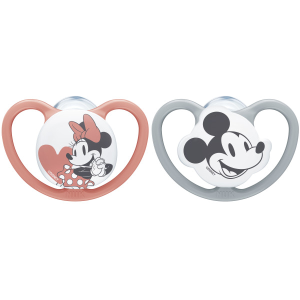 NUK Schnuller Disney Minnie Mouse Space 18-36 M. 2 Stück NUK Schnuller Disney Minnie Mouse Space 18-36 M. 2 Stück