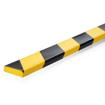 DURABLE Flächenschutzprofil S10 gelbschwarz selbstkl 1m