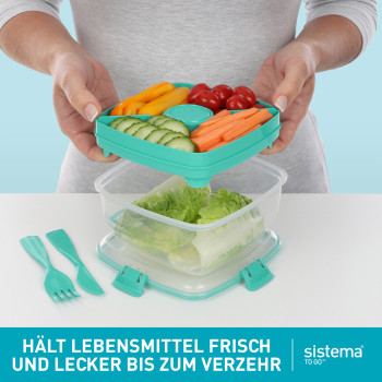 sistema Lunchbox Salad TO GO 1,1 l mint